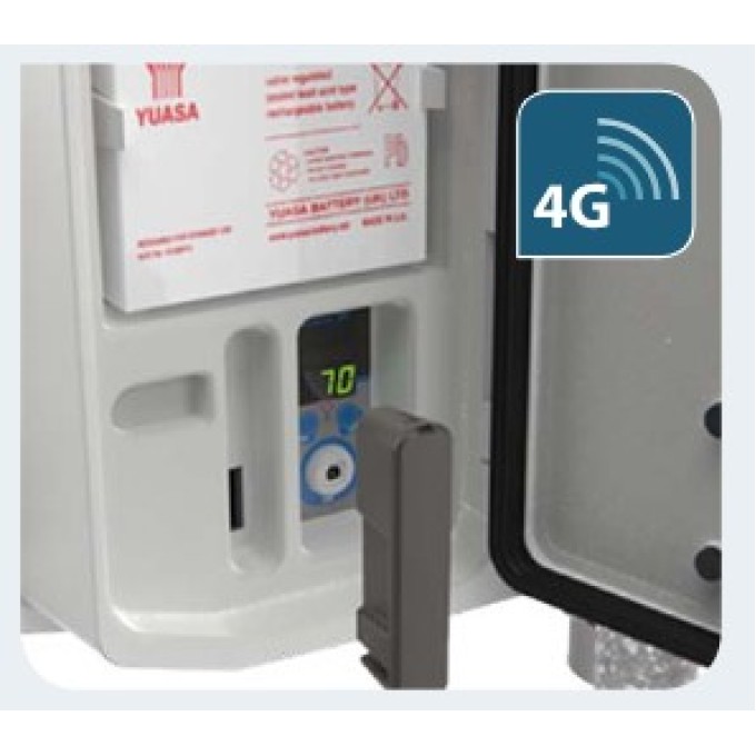 Dispozitiv electronic afisare viteza radar incorporat alimentare electrica si afisaj fata vesela/ trista 